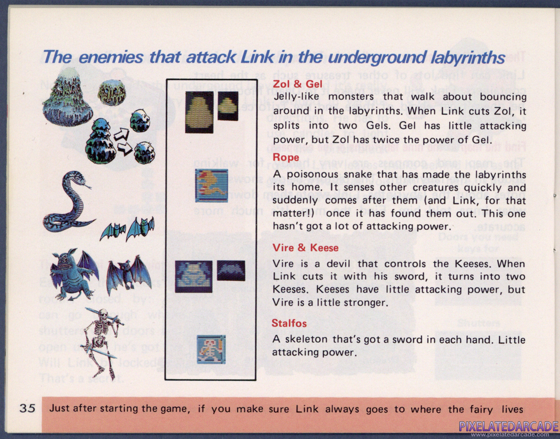The Legend of Zelda: Instruction Manual - Page 35
