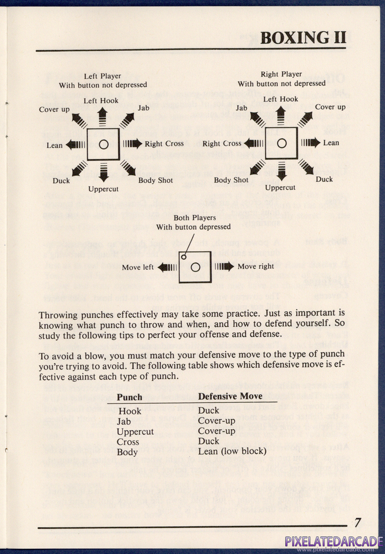 Star Rank Boxing II: Instruction Manual - Page 7
