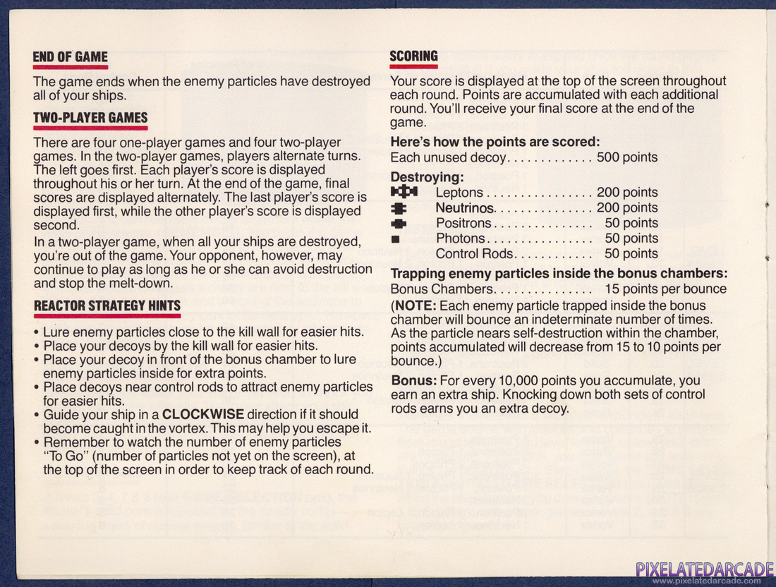 Reactor: Instruction Manual - Page 6