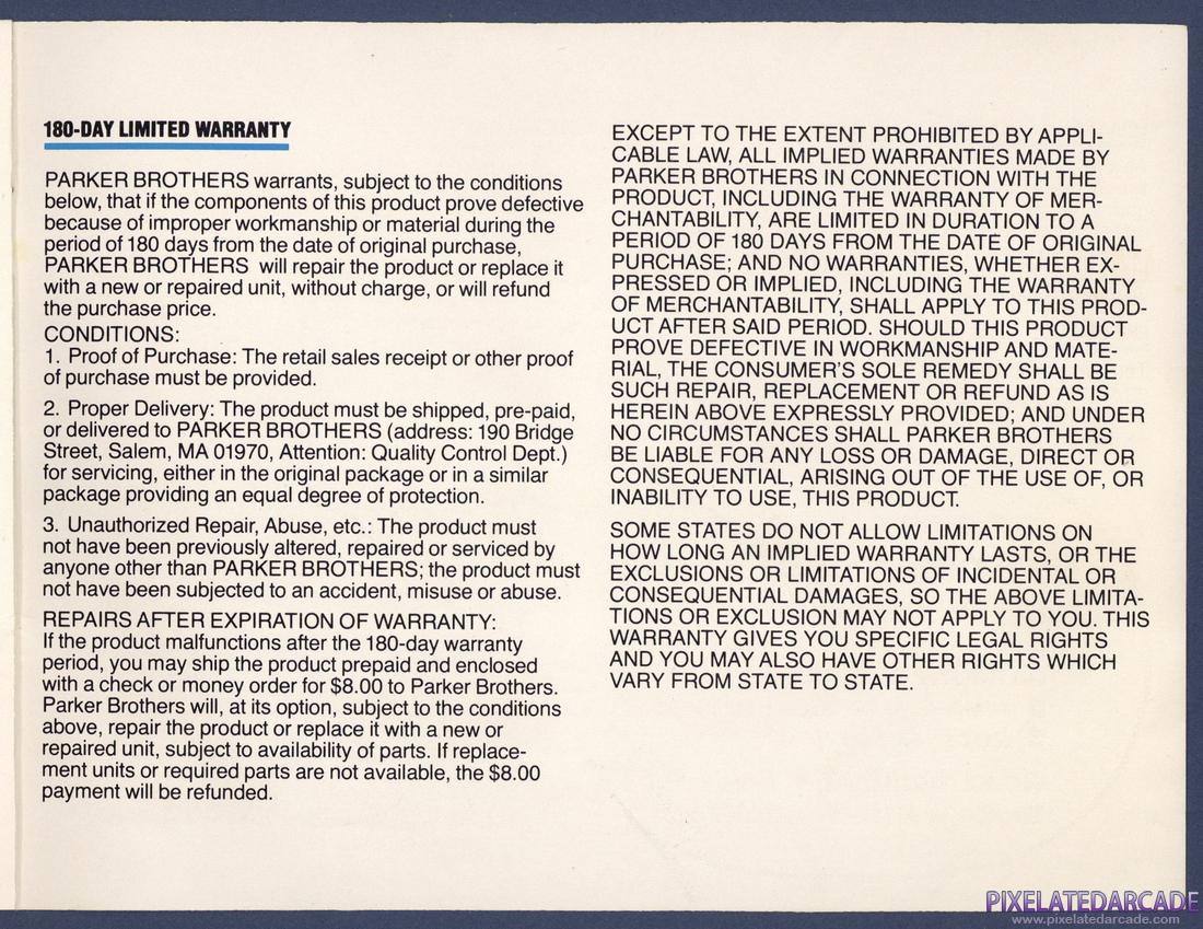 Amidar: Instruction Manual - Page 7