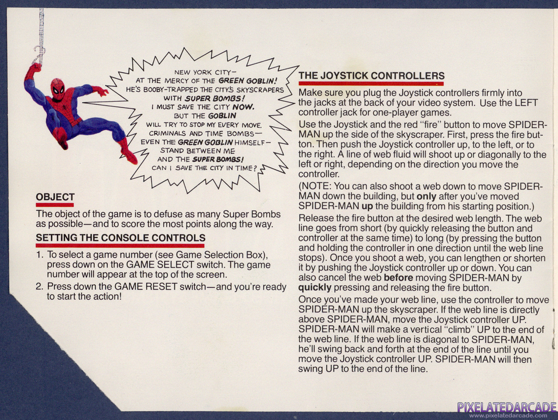 Spider-Man: Instruction Manual - Page 2