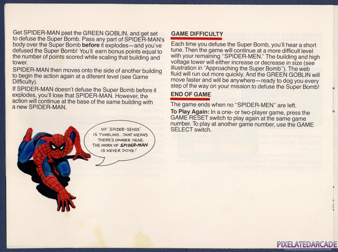 Spider-Man: Instruction Manual - Page 6