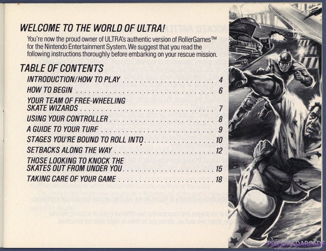 Rollergames: Instruction Manual - Page 3