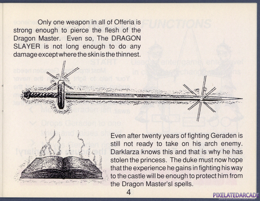 Castle of Dragon: Instruction Manual - Page 4