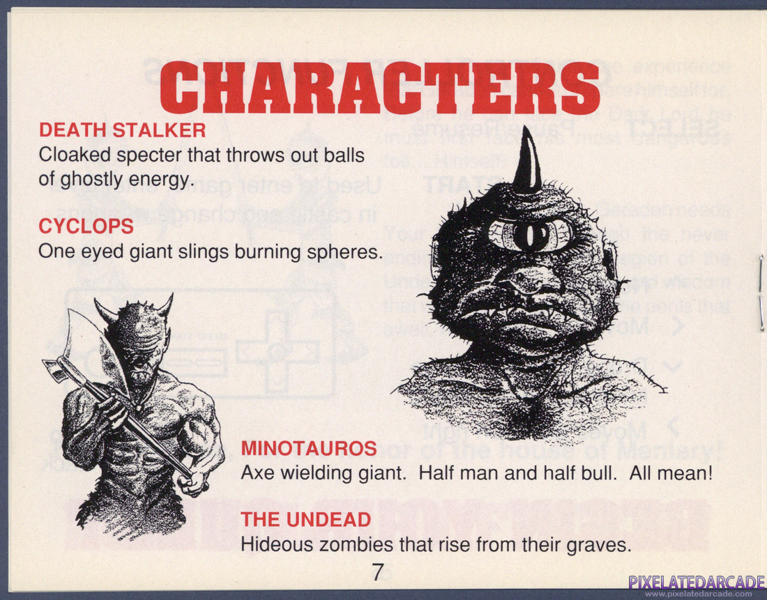 Castle of Dragon: Instruction Manual - Page 7