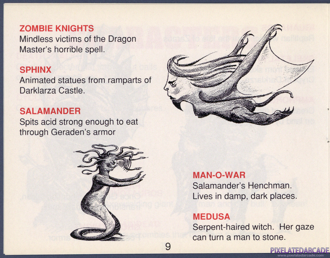 Castle of Dragon: Instruction Manual - Page 9