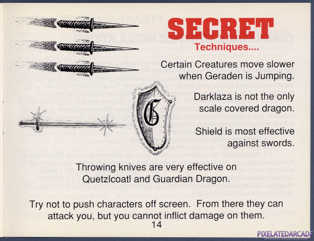 Castle of Dragon: Instruction Manual - Page 14