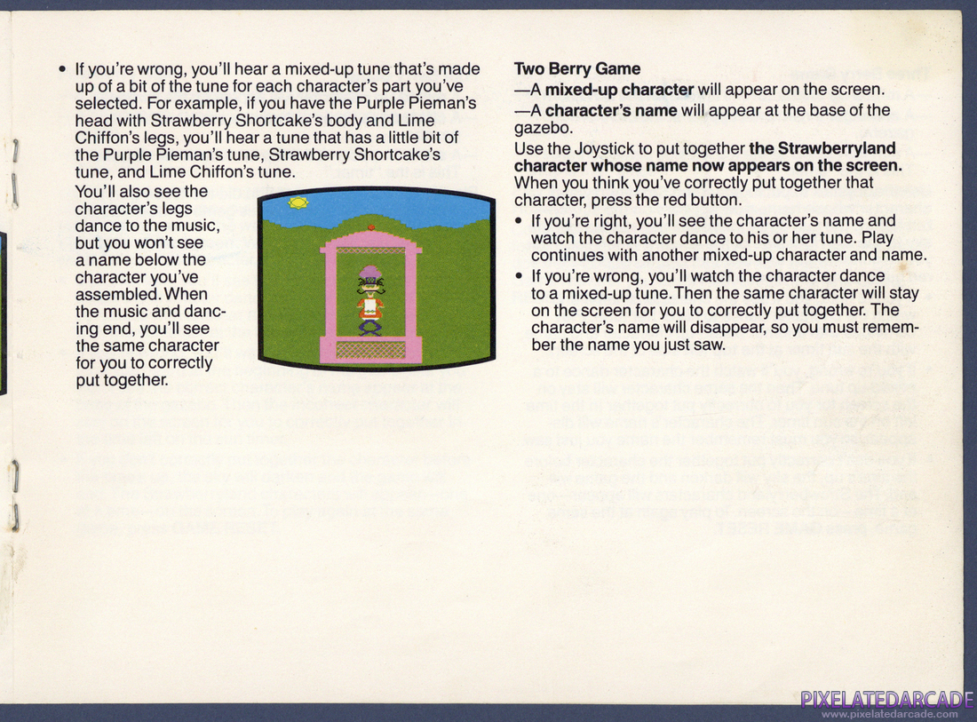 Strawberry Shortcake: Musical Match-Ups: Instruction Manual - Page 5