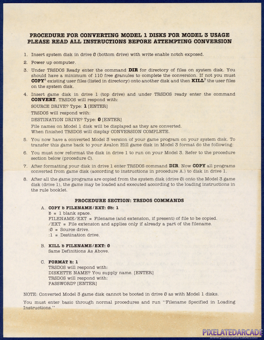 Computer Facts in Five: Instruction Manual - Addendum Front