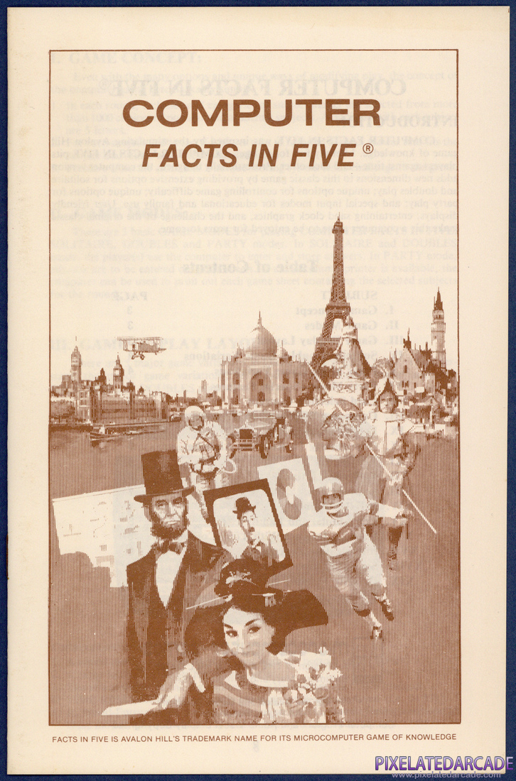 Computer Facts in Five: Instruction Manual - Page 1