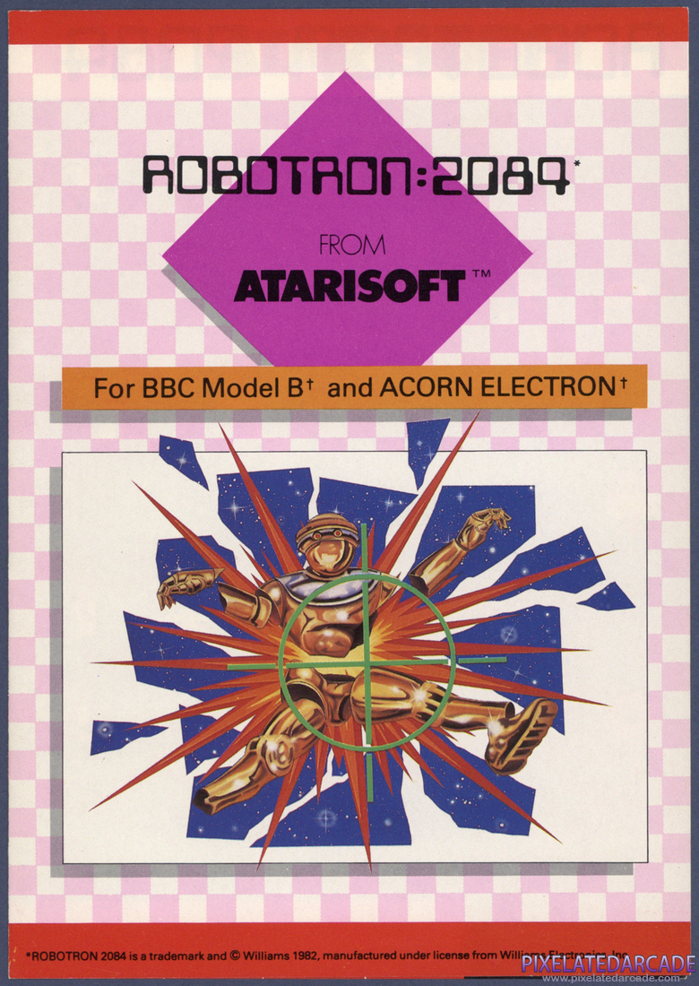 Robotron: 2084: Instruction Manual - Page 1