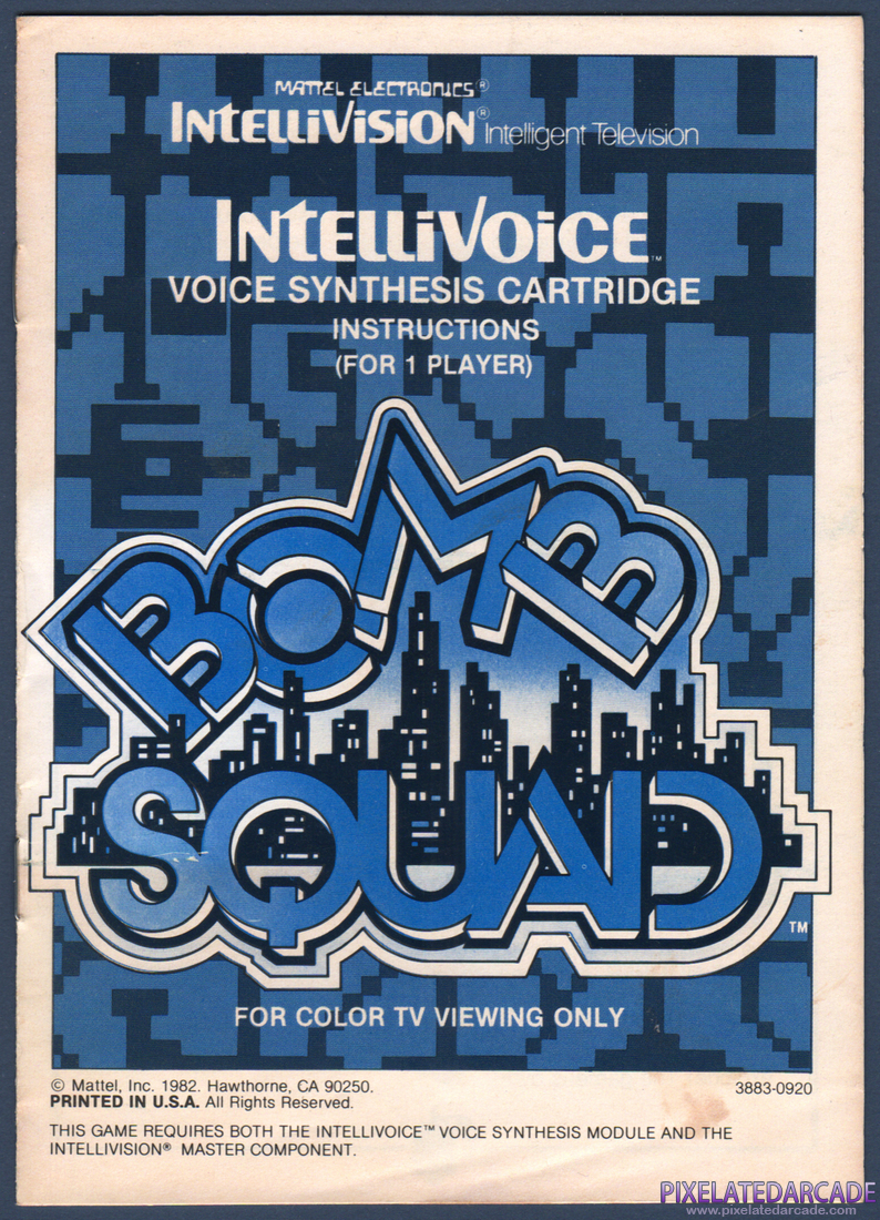 Bomb Squad: Instruction Manual - Page 1