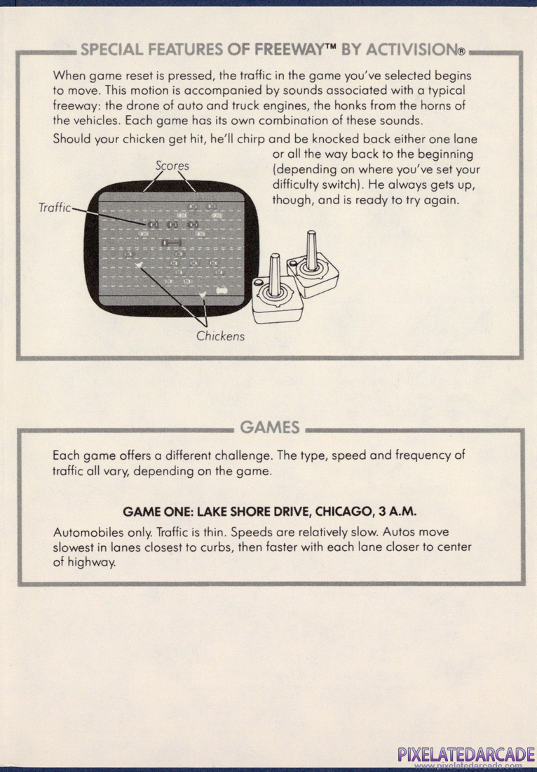 Freeway: Instruction Manual - Page 3
