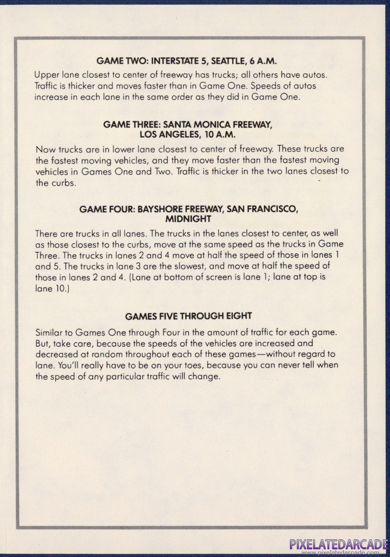 Freeway: Instruction Manual - Page 4