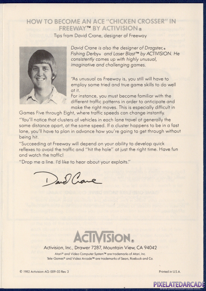 Freeway: Instruction Manual - Page 6