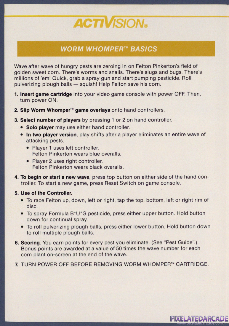 Worm Whomper: Instruction Manual - Page 2