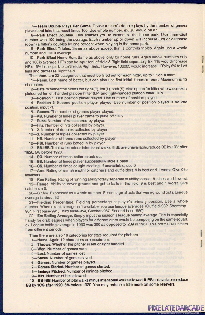 Full Count Baseball: Instruction Manual - Page 6