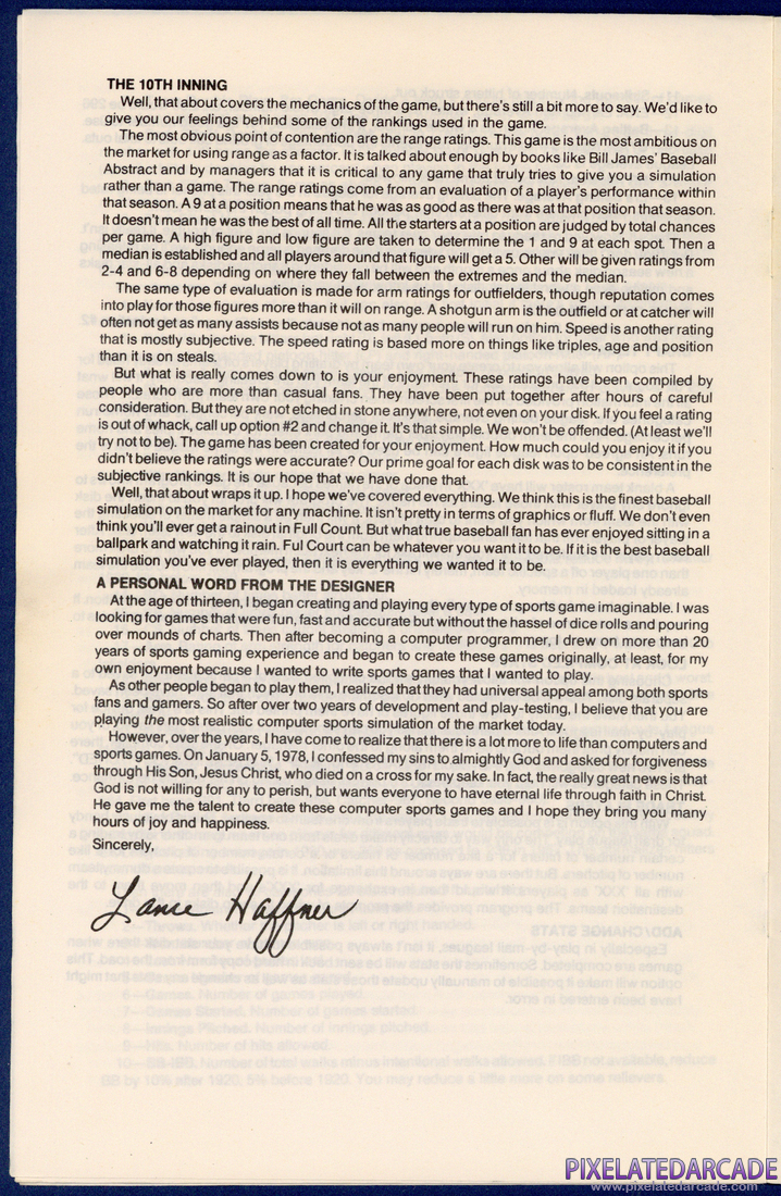 Full Count Baseball: Instruction Manual - Page 8