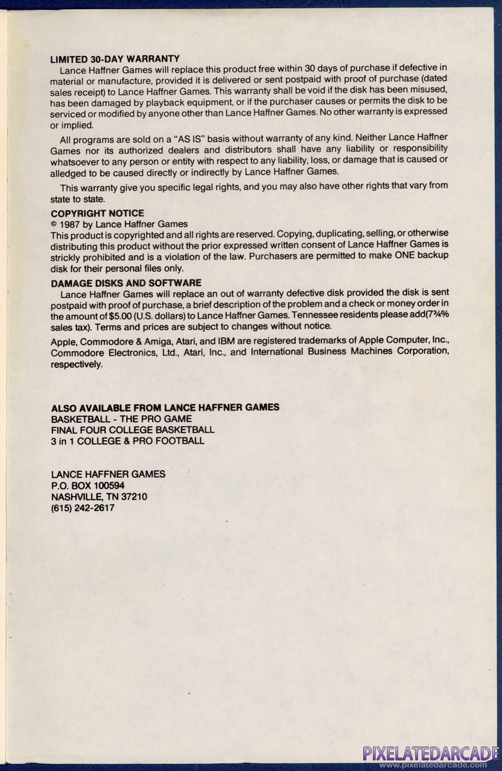 Full Count Baseball: Instruction Manual - Page 11