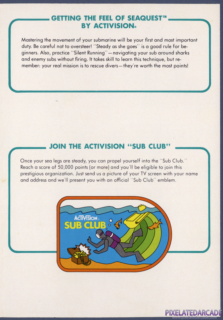 Seaquest: Instruction Manual - Page 4