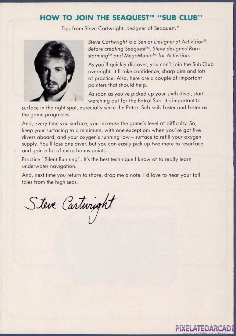 Seaquest: Instruction Manual - Page 5