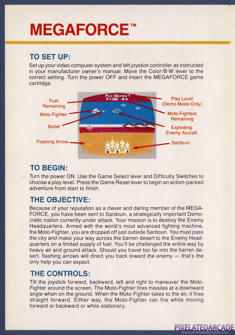 Mega Force: Instruction Manual - Page 2
