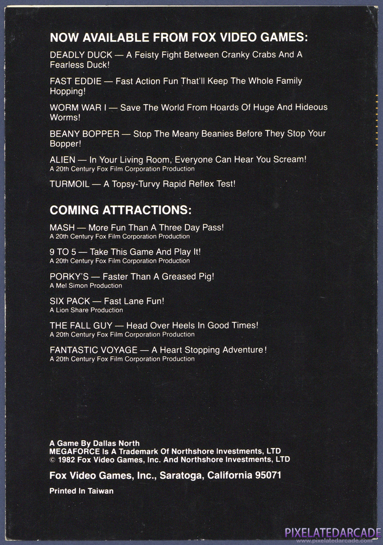 Mega Force: Instruction Manual - Page 6