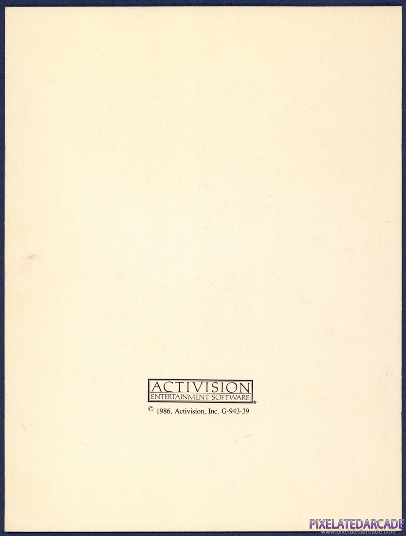 Labyrinth: The Computer Game: Instruction Manual - Back Cover