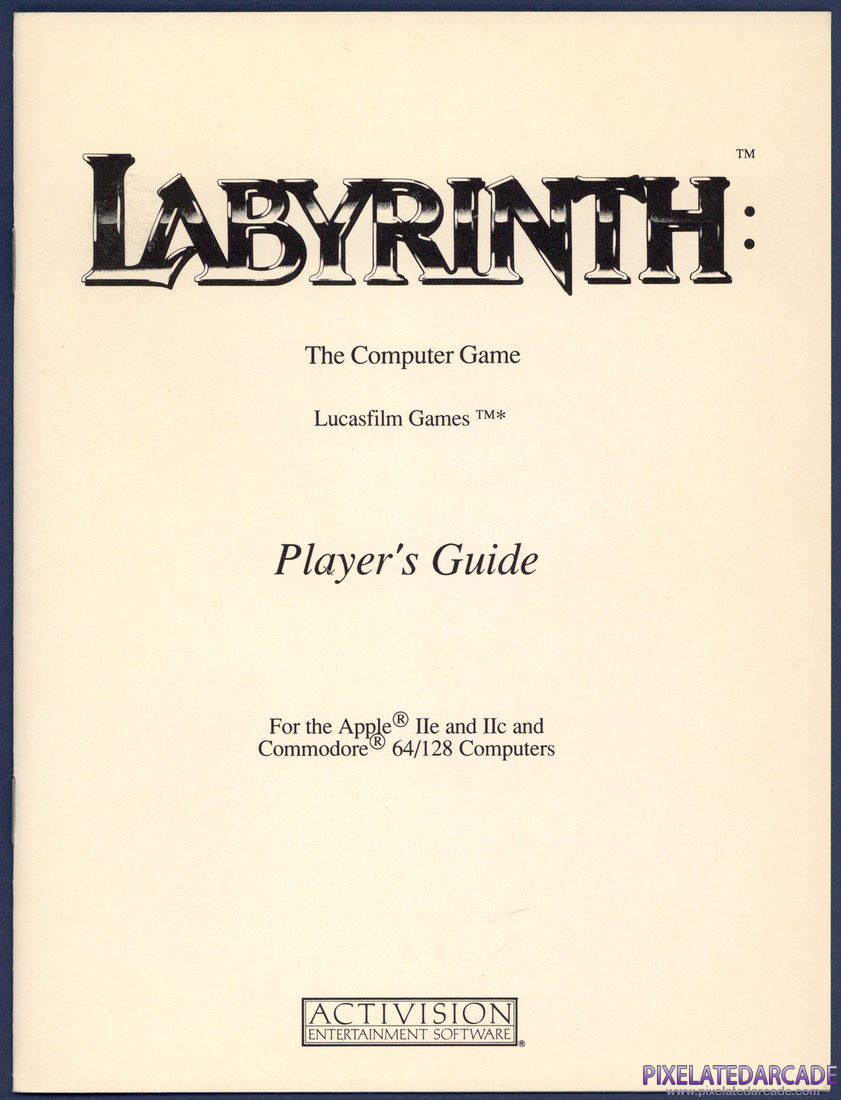 Labyrinth: The Computer Game: Instruction Manual - Front Cover