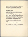 Credits Page