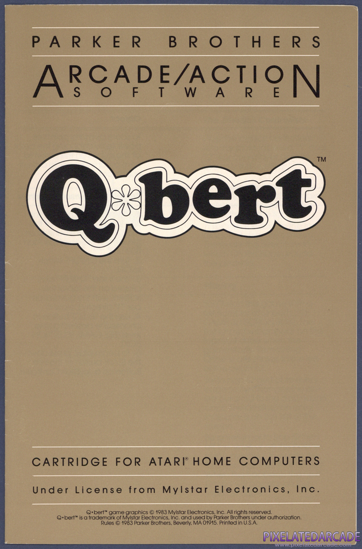 Q*bert: Instruction Manual - Page 1