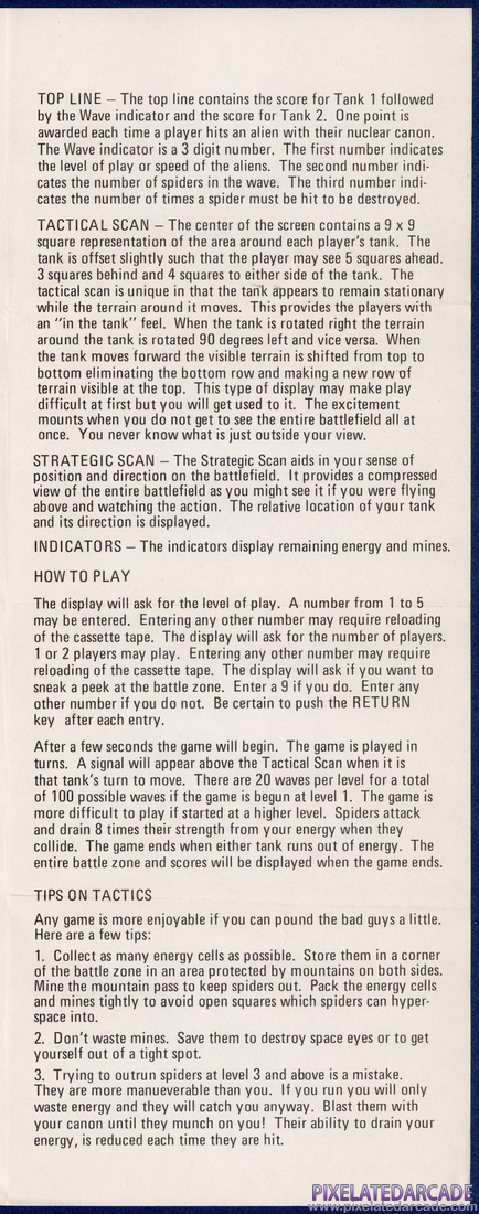 Ultimate Tank: Instruction Manual - Page 3
