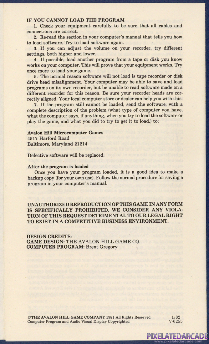 Computer Foreign Exchange: Instruction Manual - Page 6