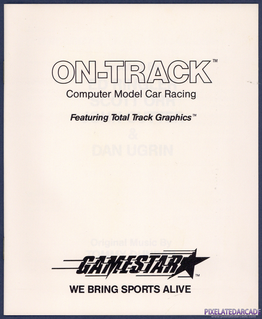 On-Track Computer Model Car Racing: Instruction Manual - Front Cover
