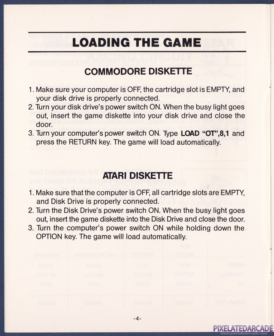 On-Track Computer Model Car Racing: Instruction Manual - Page 4