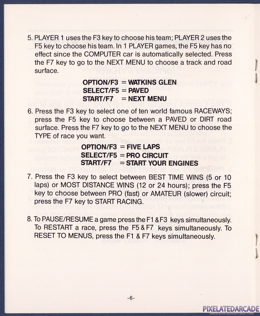 On-Track Computer Model Car Racing: Instruction Manual - Page 6
