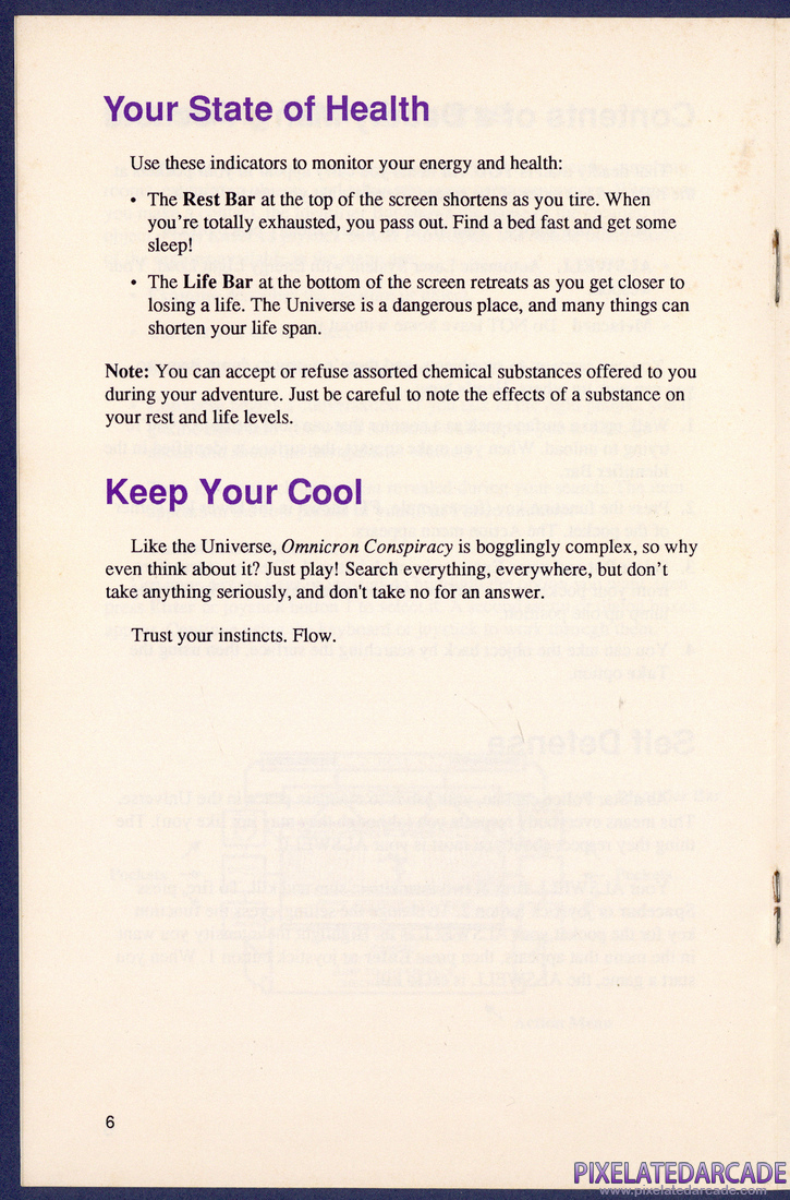 Omnicron Conspiracy: Instruction Manual - Page 6