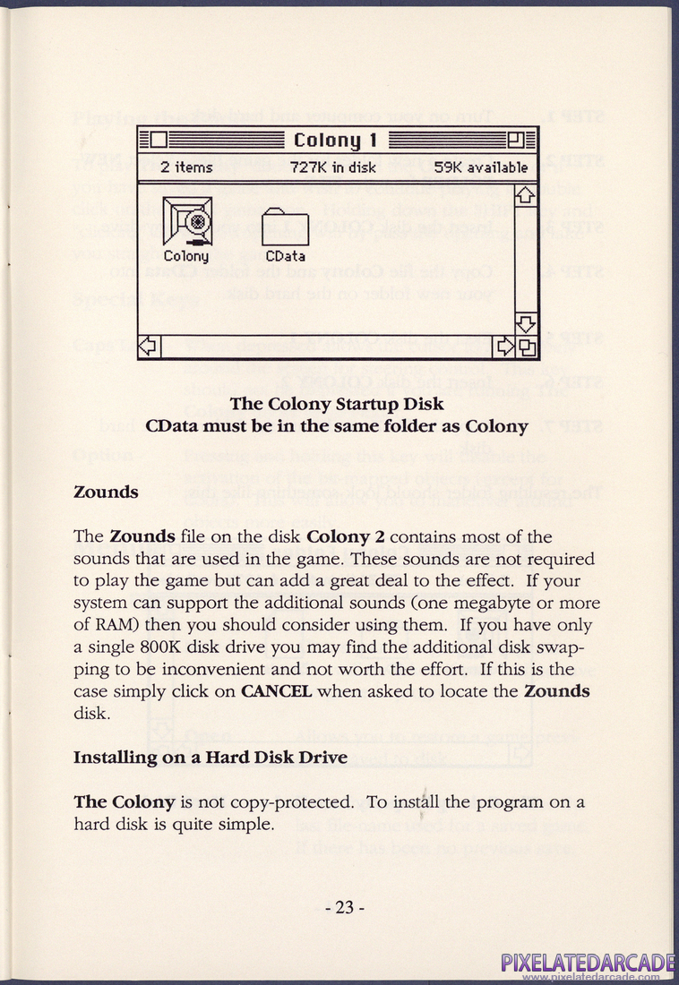The Colony: Instruction Manual - Page 23