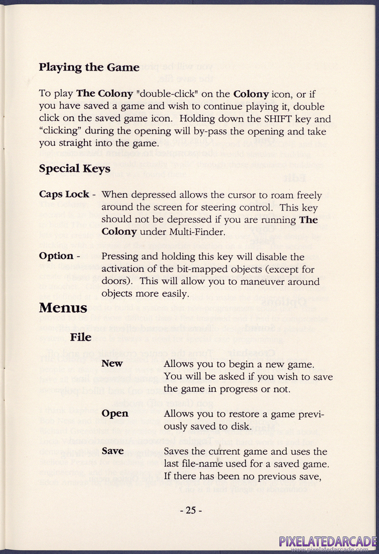 The Colony: Instruction Manual - Page 25