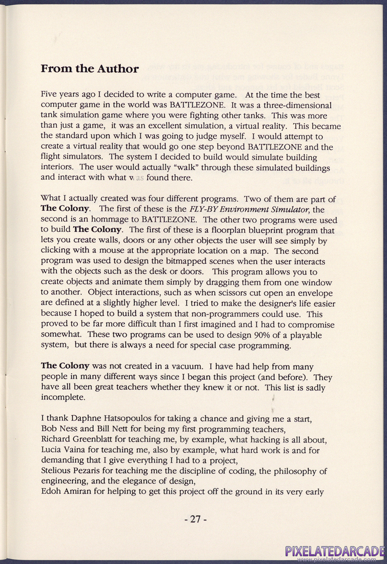 The Colony: Instruction Manual - Page 27