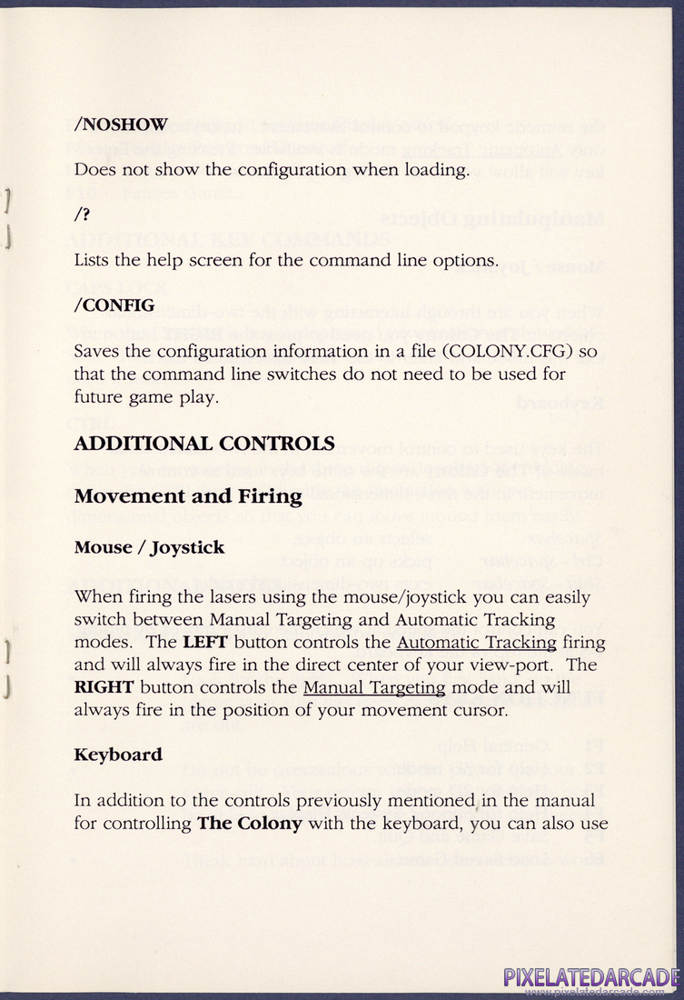 The Colony: IBM Installation Instructions - Page 7
