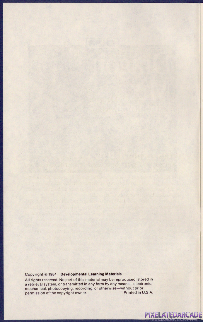 Dragon Mix: Instruction Manual - Copyright Page