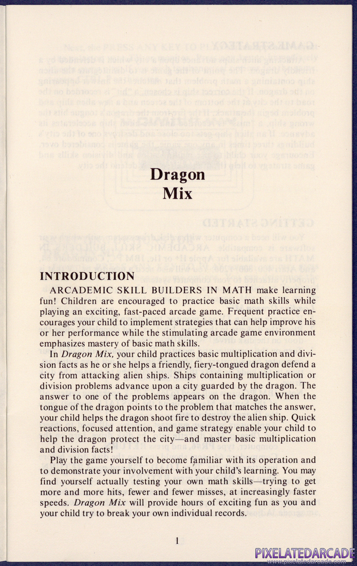 Dragon Mix: Instruction Manual - Page 1