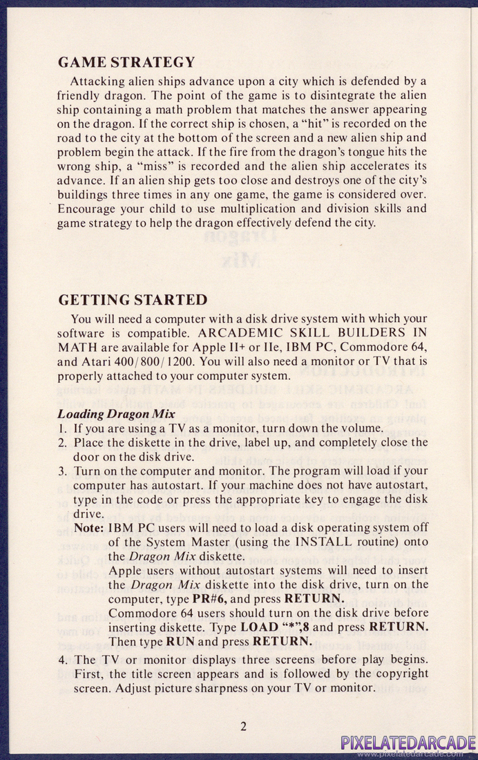 Dragon Mix: Instruction Manual - Page 2