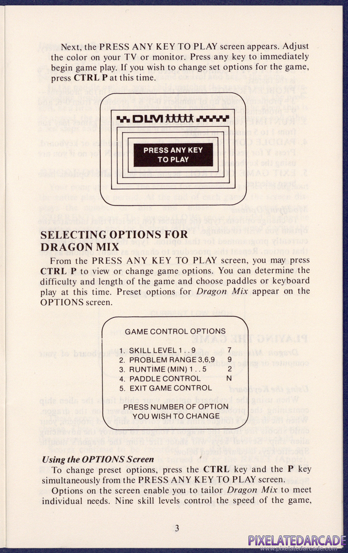 Dragon Mix: Instruction Manual - Page 3