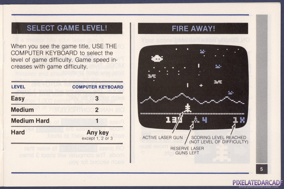 Astrosmash: Instruction Manual - Page 5