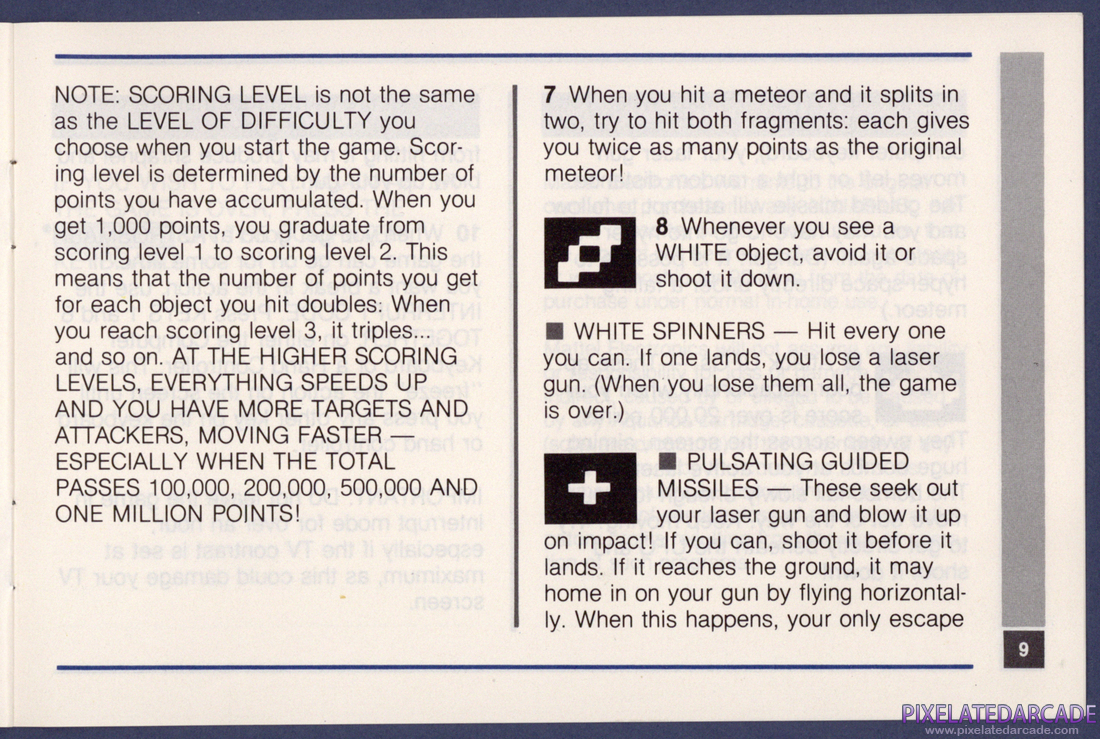 Astrosmash: Instruction Manual - Page 9