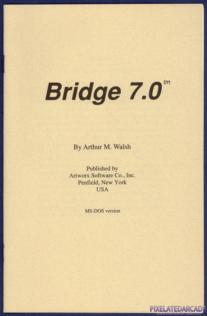 Bridge 7.0: Instruction Manual - Front Cover