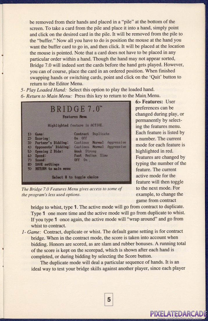 Bridge 7.0: Instruction Manual - Page 5