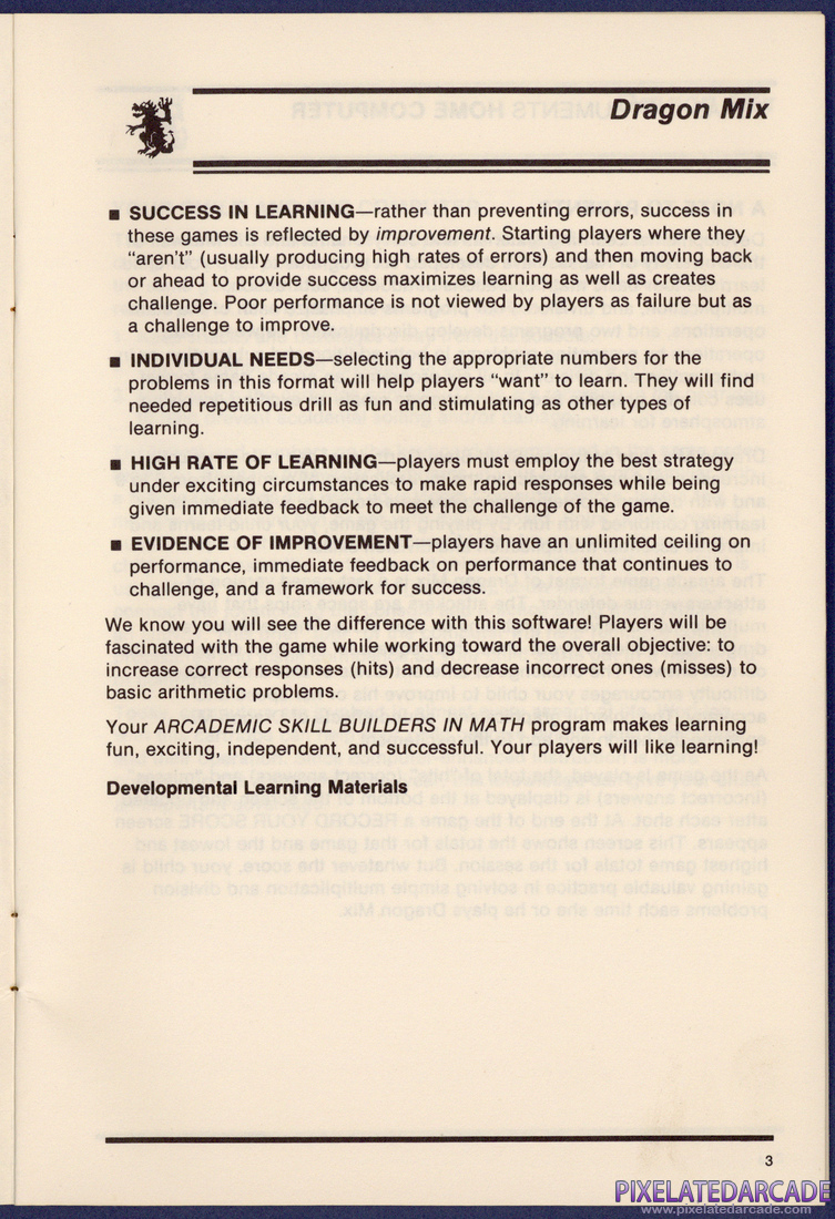 Dragon Mix: Instruction Manual - Page 3
